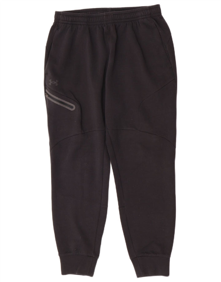 Under Armour Herren-Trainingshose, Jogginghose, Größe L, Schwarz, Polyester