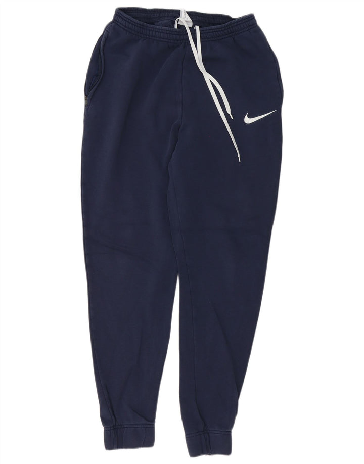 Nike Herren-Trainingshose, Jogginghose, Größe S, marineblau, Baumwolle