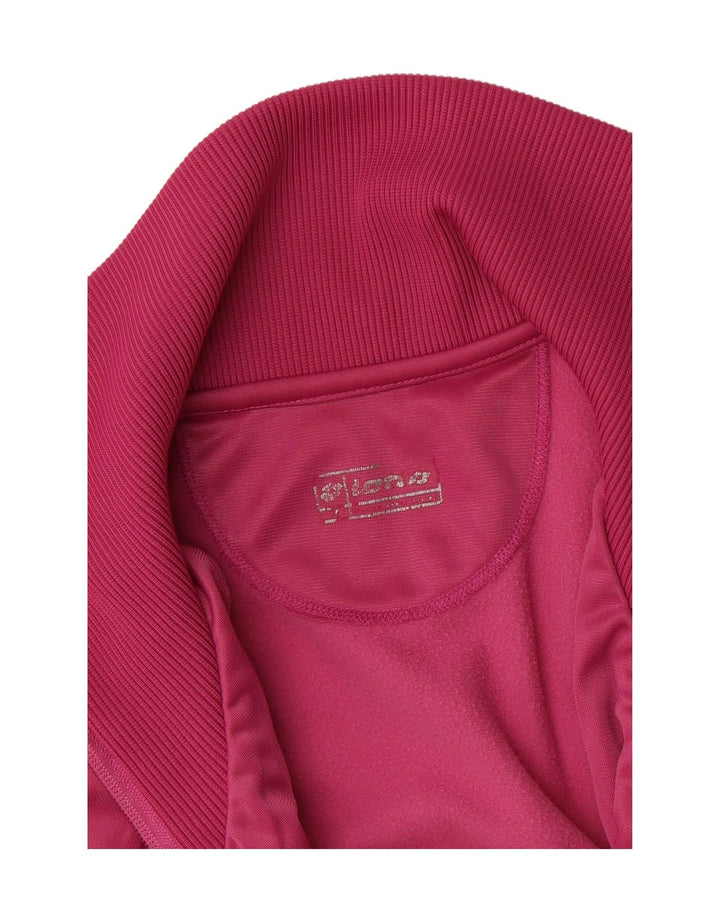LOTTO Womens Tracksuit Top Jacket UK 14 Large Pink