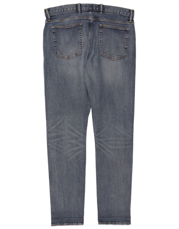 Gap Herren Slim Jeans W36 L34 Blaue Baumwolle