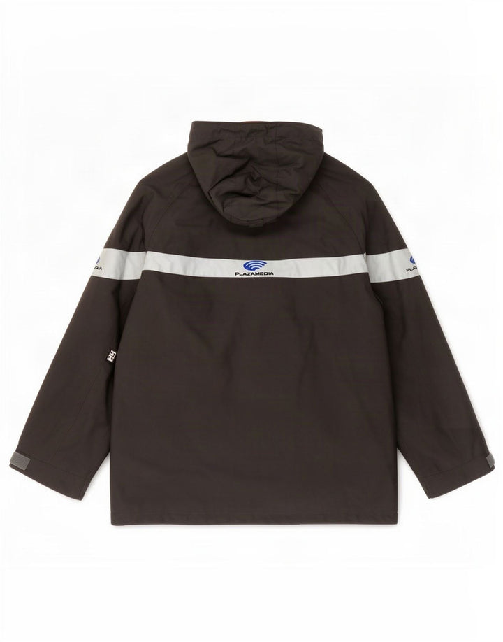 Helly Hansen Herren-Windjacke mit Kapuze, UK 38, Mittelgrau, Farbblock