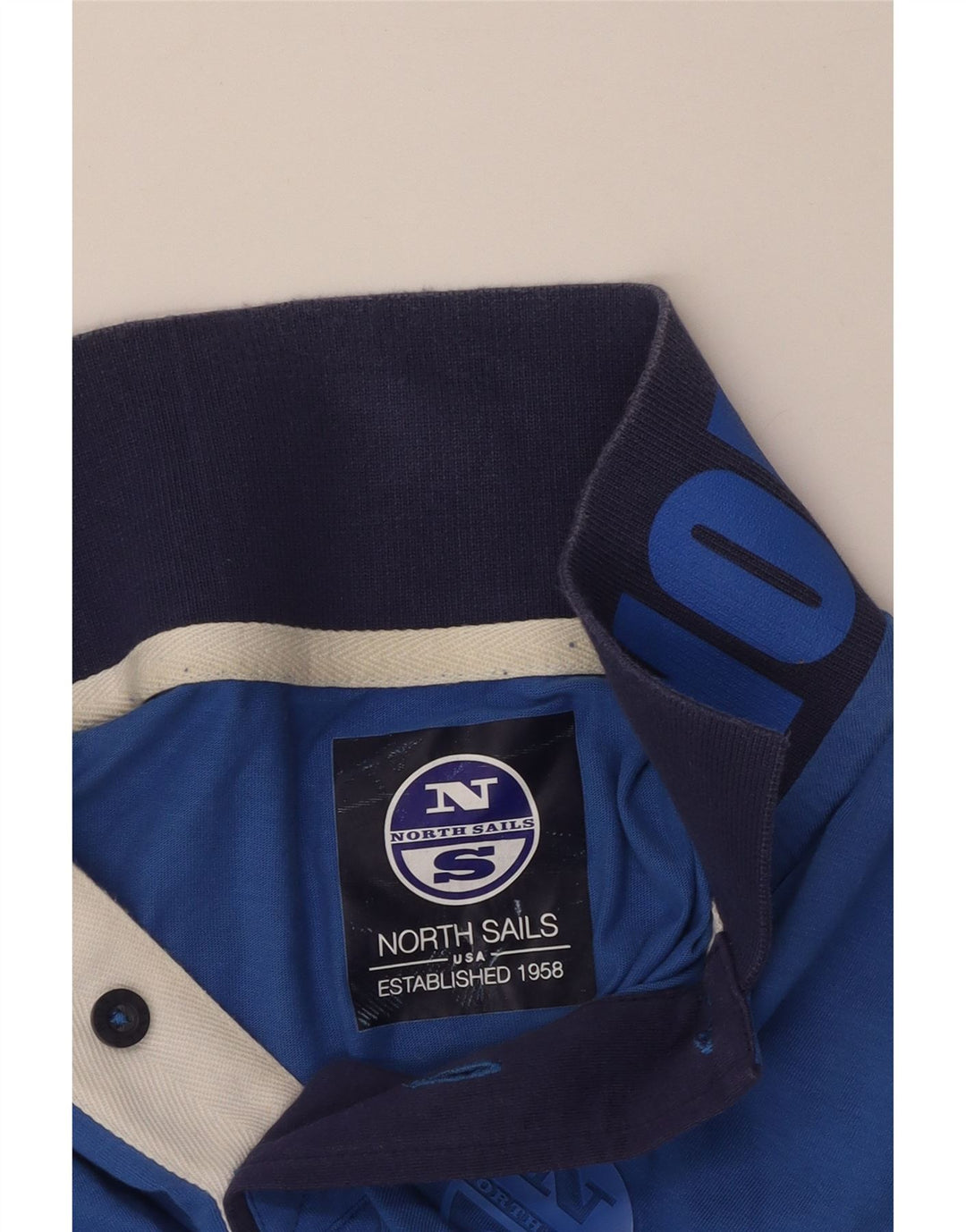 NORTH SAILS Herren-Poloshirt mit Grafik, Größe S, Blau