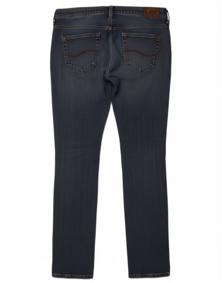 Lee Damen Norma Slim Jeans W32 L33 Blaue Baumwolle