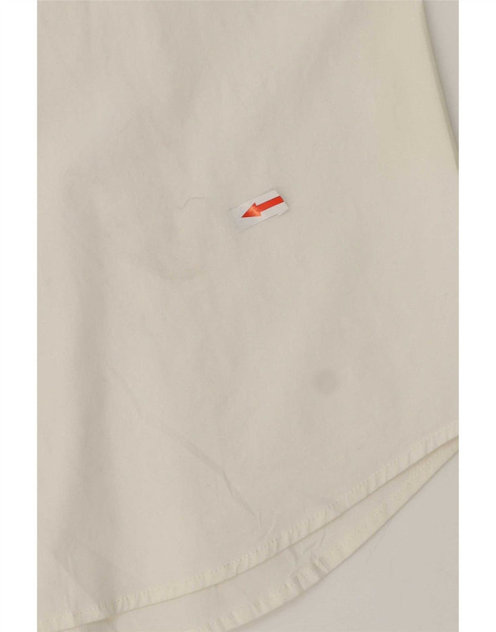 Tommy Hilfiger Herrenhemd aus mittelweißer Baumwolle