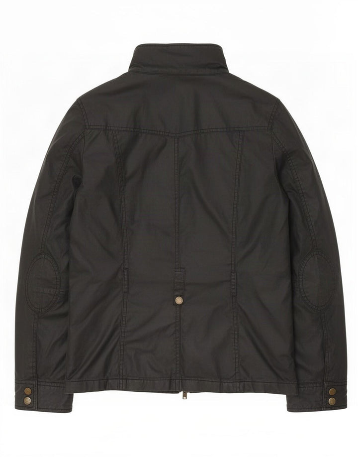 Oasis Damenjacke aus gewachster Baumwolle, UK 6, XS, Grau