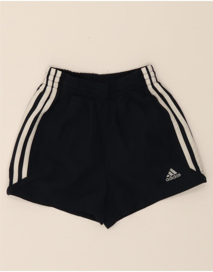ADIDAS Boys Clima 365 Sport Shorts 7-8 Years  Navy Blue Polyester Vintage Adidas and Second-Hand Adidas from Messina Hembry 