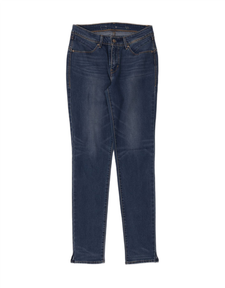 Levi's Damen Mid Rise Skinny Jeans W29 L32 Blau