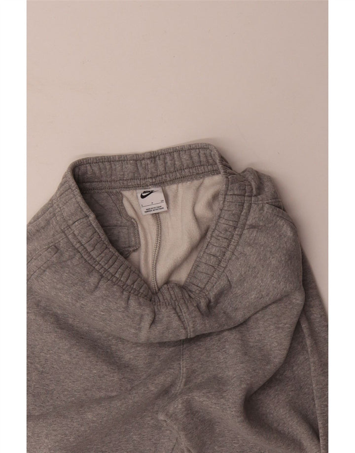 NIKE Damen-Trainingshose, Jogginghose, UK 10, Größe S, Grau, Baumwolle