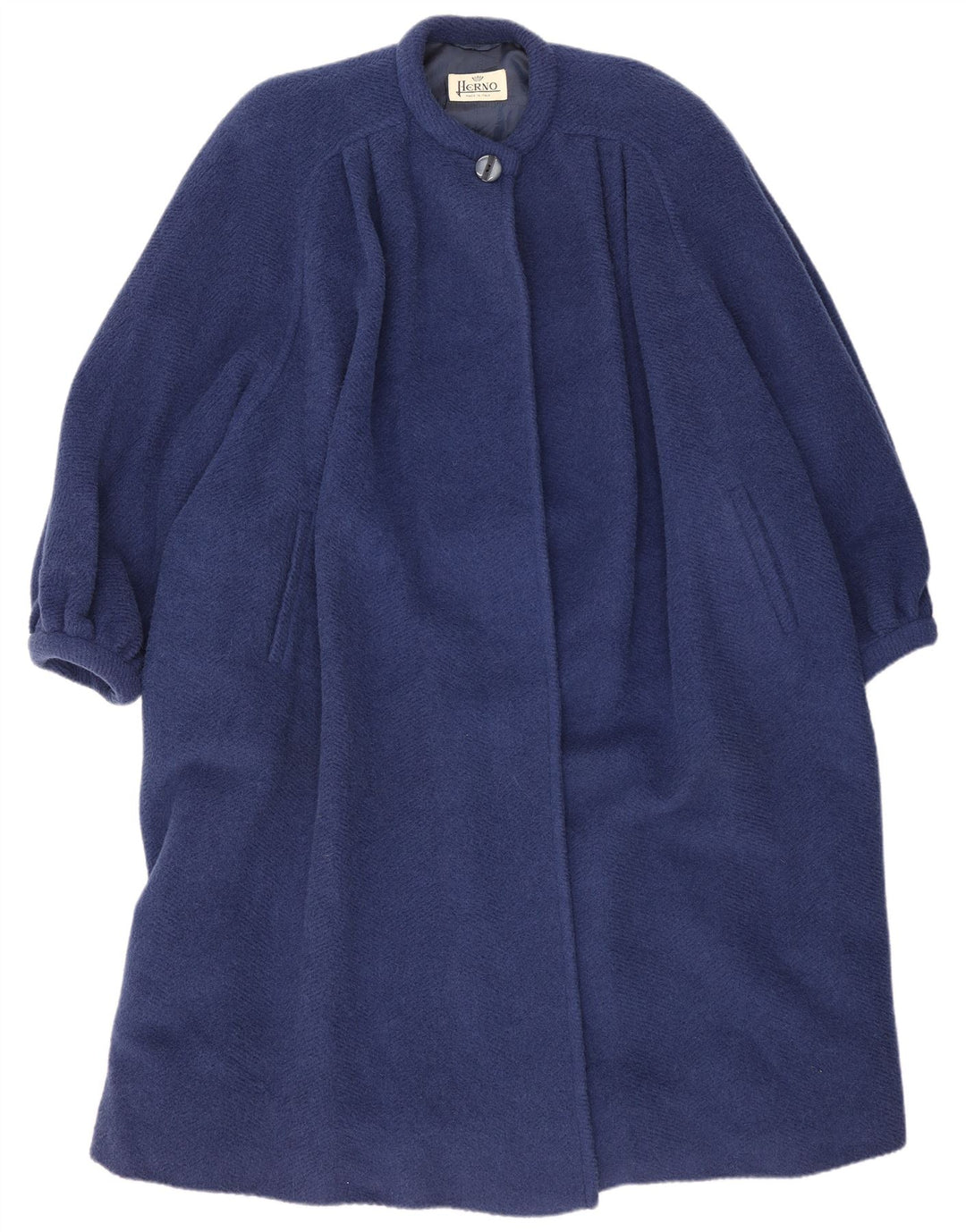 Herno Damen Übergroßer Mantel IT 42 Mittelblaue Wolle