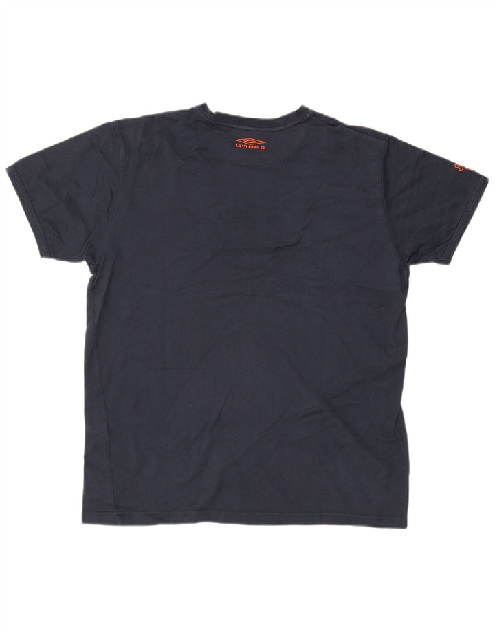 Umbro Herren-T-Shirt mit Grafik, mittlere marineblaue Baumwolle