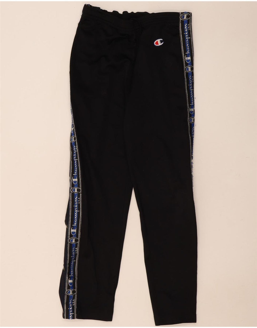 Champion Herren-Trainingshose mit Grafik, Größe S, Schwarz, Polyester