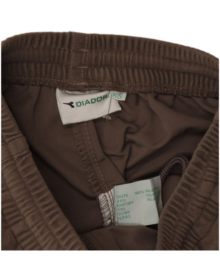 Diadora Damen Cargo-Trainingshose UK 6 XS Braunes Polyester