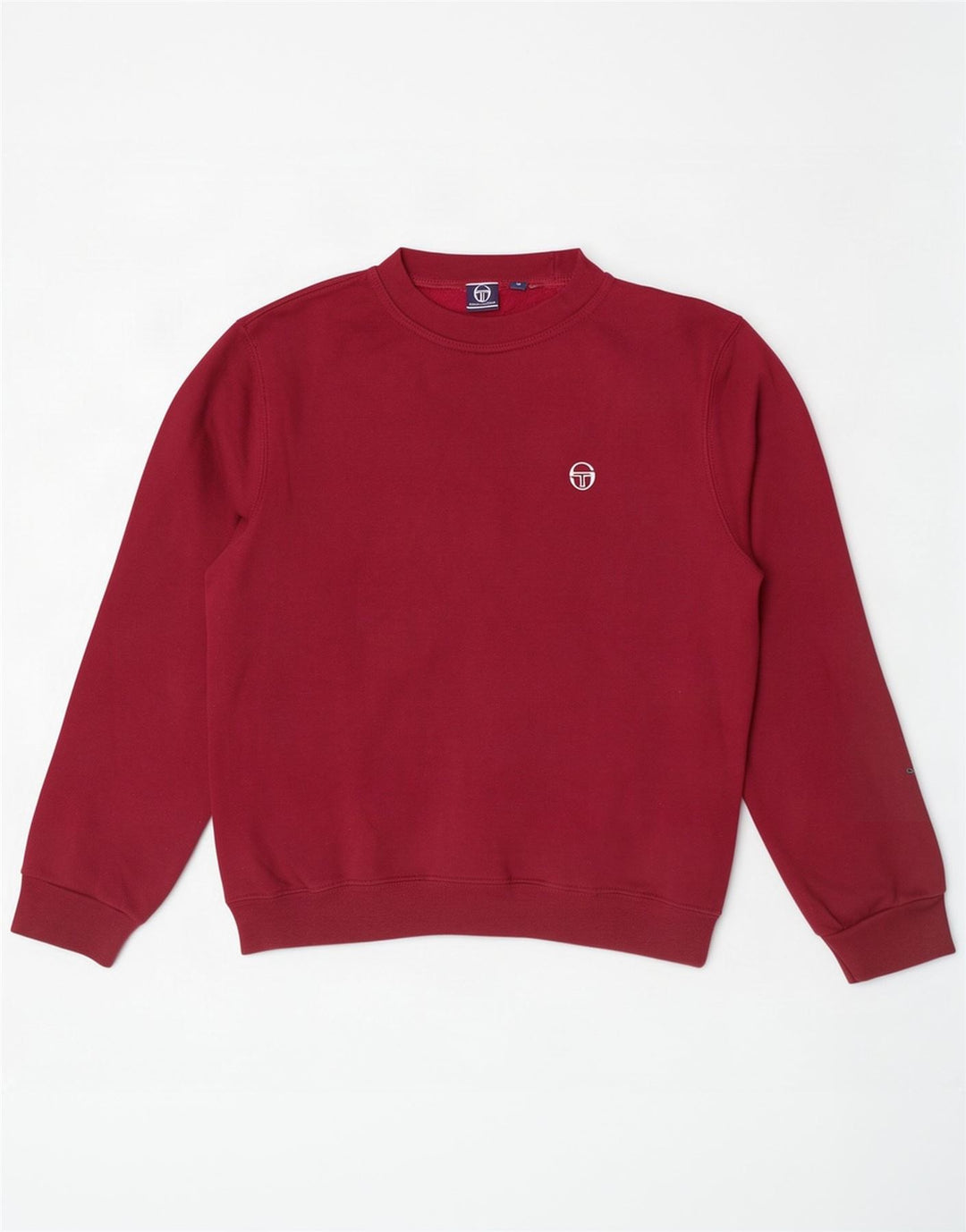 Sergio Tacchini Damen Sweatshirt Pullover UK 10 Small Burgund