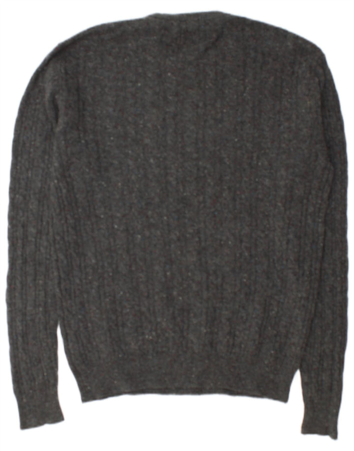 Jack Wills Herren The Marlow Pullover mit Rundhalsausschnitt Mittelgrau meliert