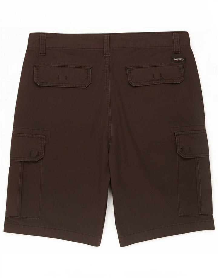 Napapijri Herren Regular Cargo Shorts Medium W32 Braune Baumwolle