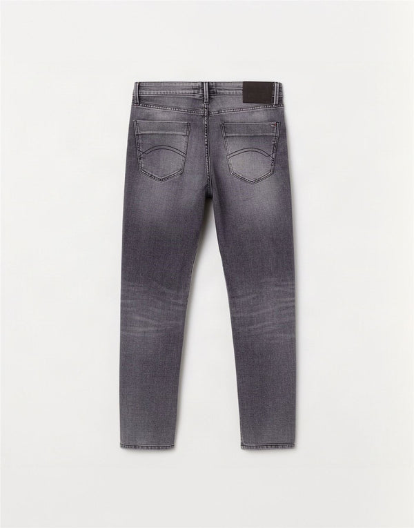 Tommy Hilfiger Damen Scanton Distressed Slim Jeans W30 L27 Graue Baumwolle