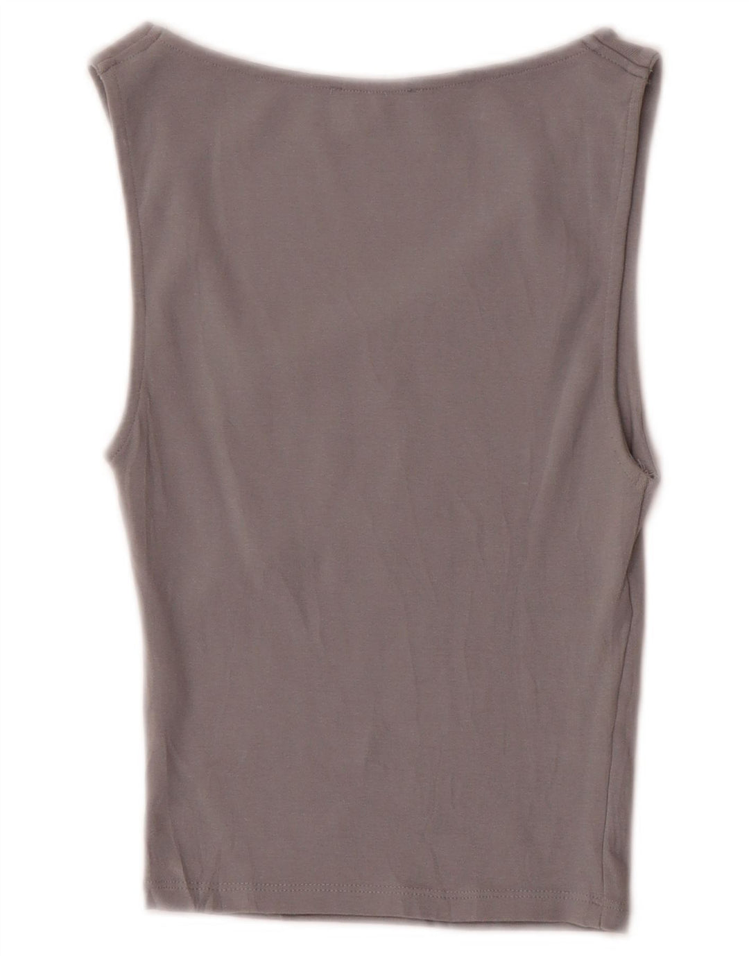 Zara Damen Crop Vest Top UK 8 Small Grau