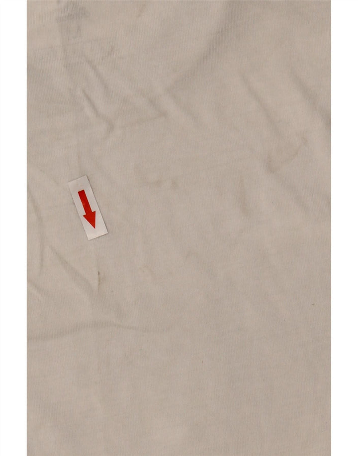 Adidas Herren T-Shirt Top Mittelweiße Baumwolle