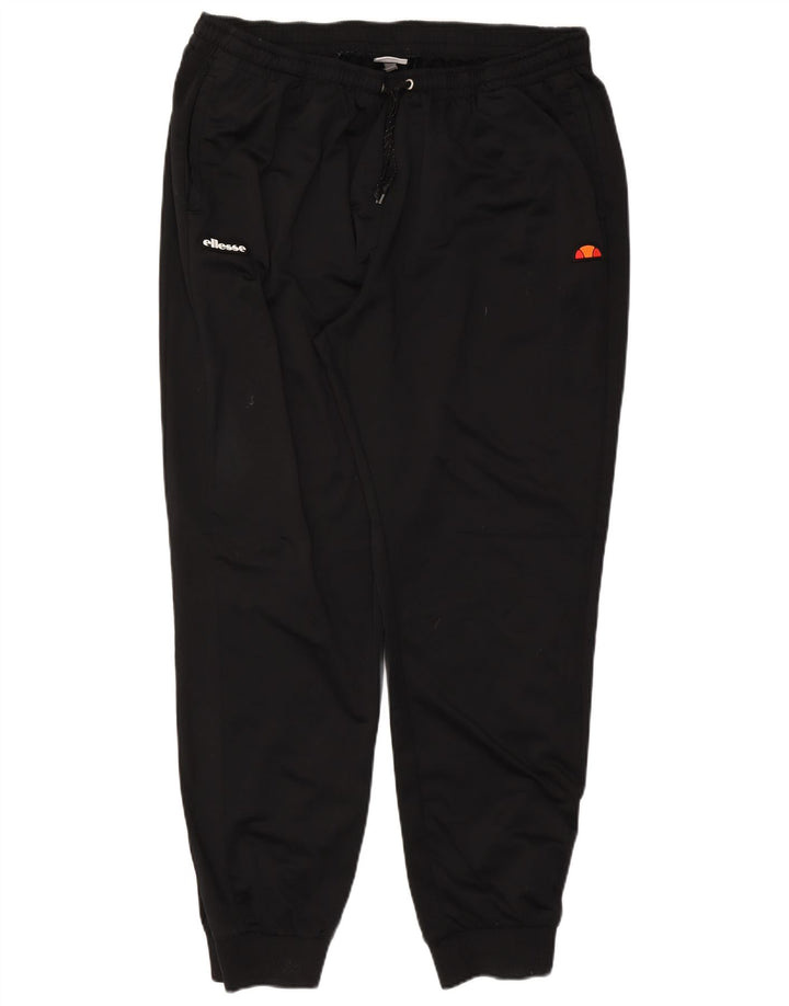 Ellesse Herren Trainingshose Jogger UK 46/48 XL Schwarz Polyester