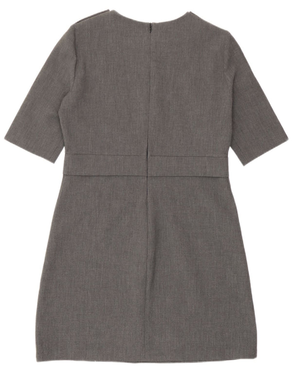 Zara Damen Etuikleid UK 12 Mittelgrau