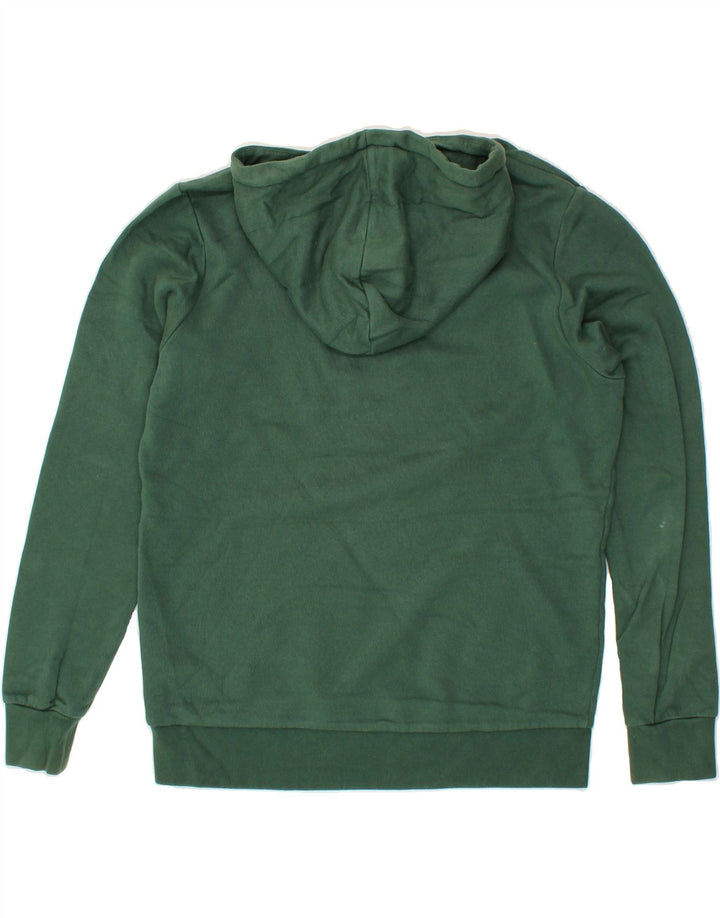 JACK & JONES Mens Graphic Hoodie Jumper Medium Green Cotton Vintage Jack & Jones and Second-Hand Jack & Jones from Messina Hembry 