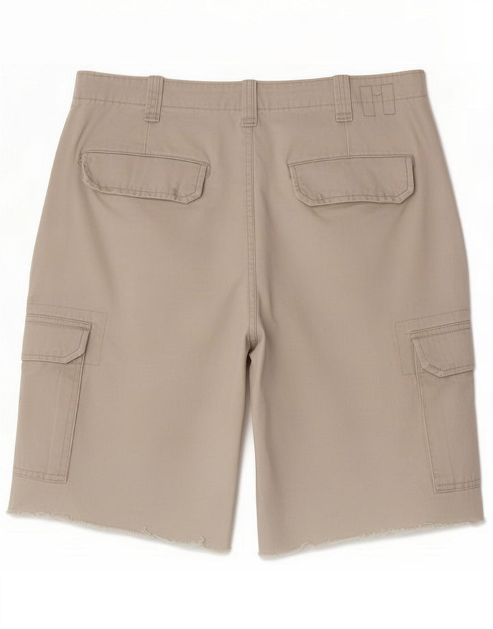 Mossimo Herren Cargo Shorts Medium W32 Beige Baumwolle