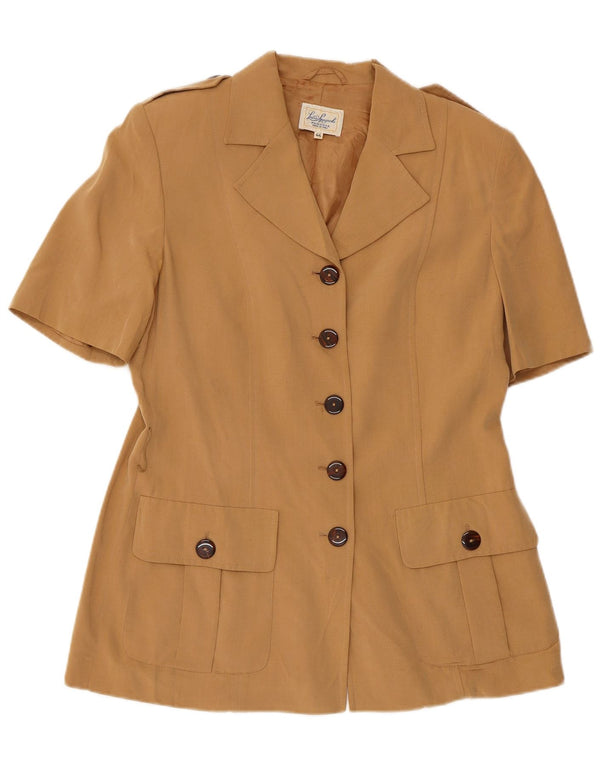 LUISA SPAGNOLI Damen Perugia 5-Knopf-Blazerjacke IT 44 Mittelbeige