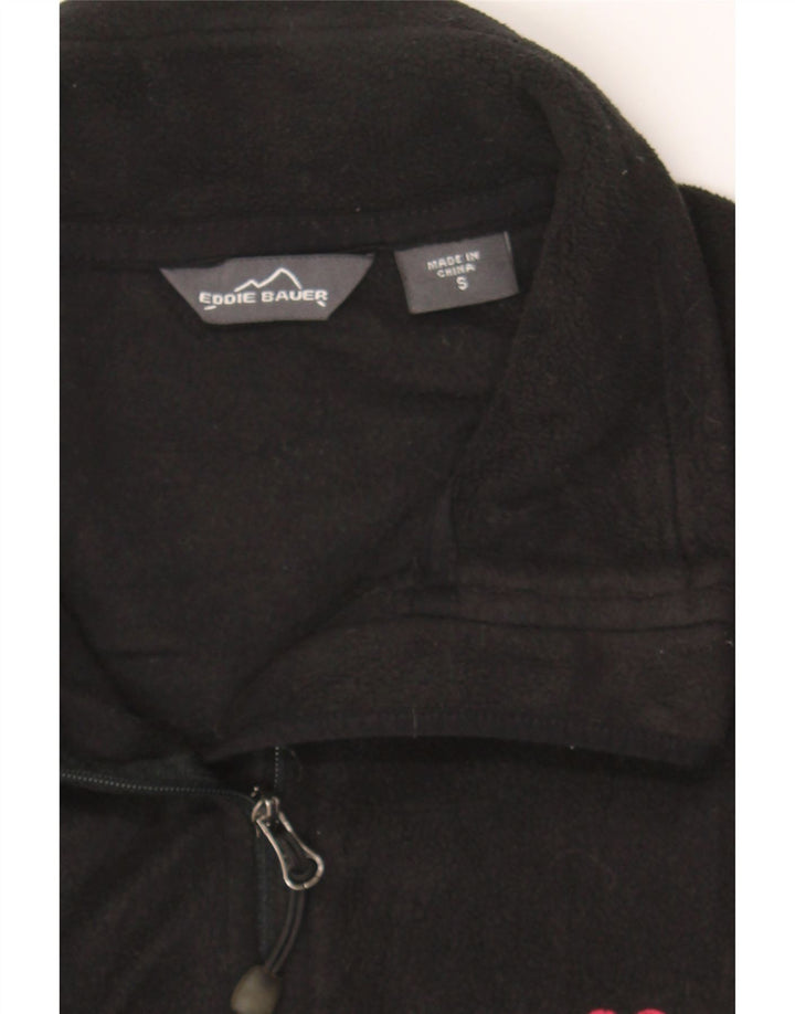 EDDIE BAUER Womens Fleece Jacket UK 10 Small Black Polyester Vintage Eddie Bauer and Second-Hand Eddie Bauer from Messina Hembry 