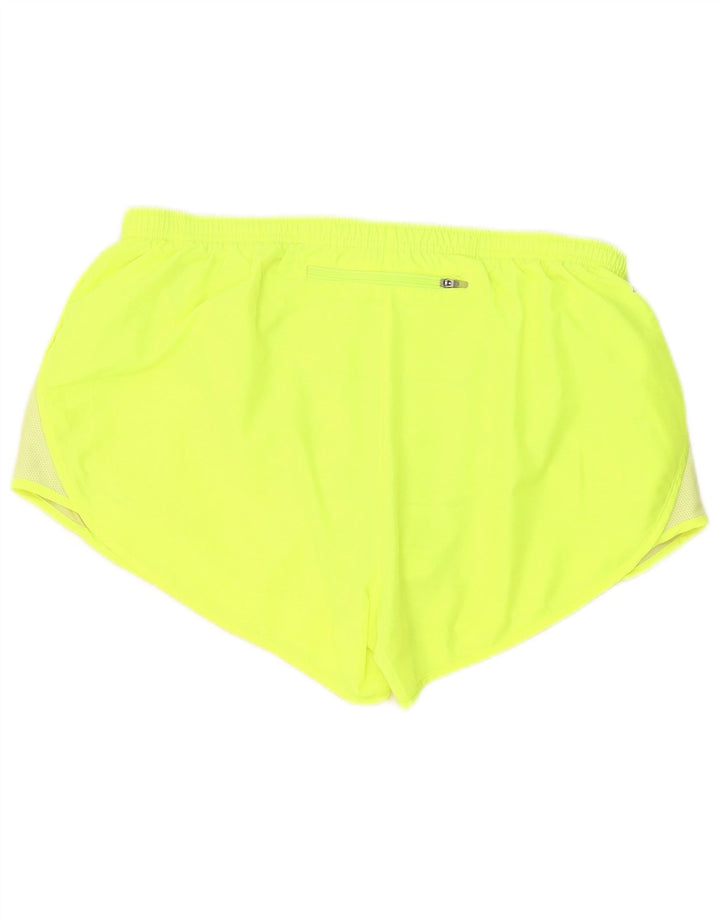 Nike Damen Dri Fit Sport Shorts UK 16 Large Grün Polyester