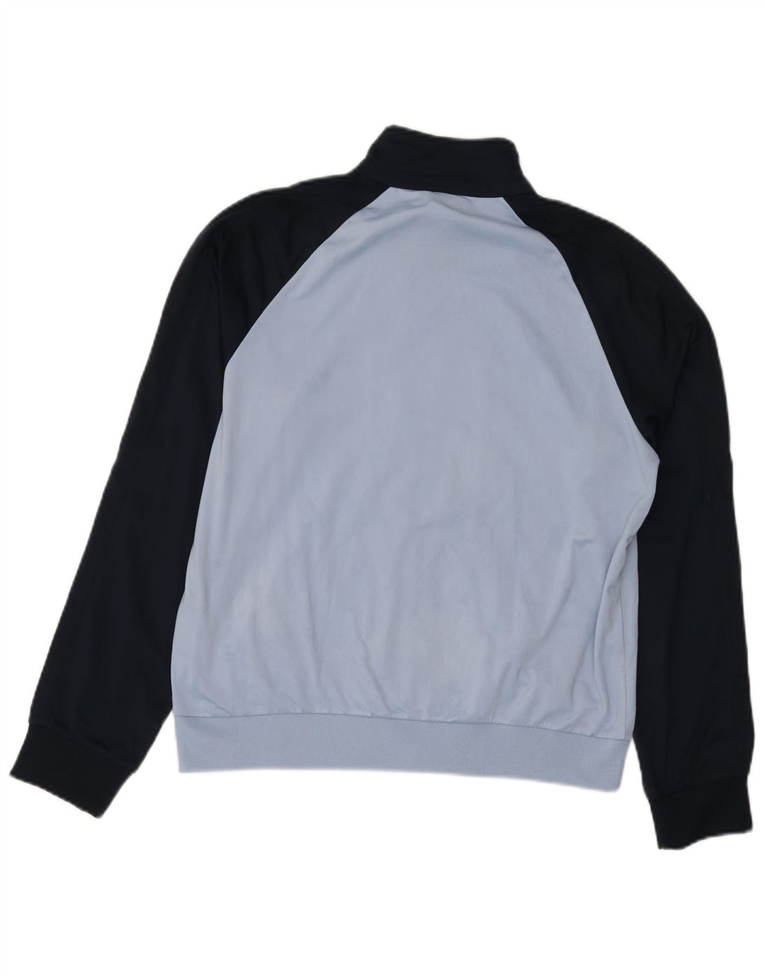 Kappa Damen-Trainingsanzug-Top-Jacke 2XL Blaues Colourblock-Polyester