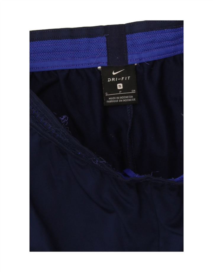 Nike Herren Dri Fit Trainingshose, Größe S, Marineblau, Farbblock