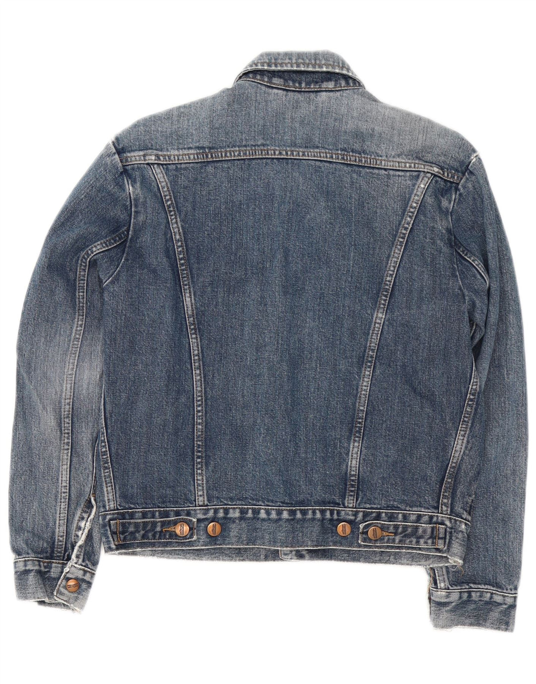 Wrangler Damen Jeansjacke UK 14 Mittelblaue Baumwolle