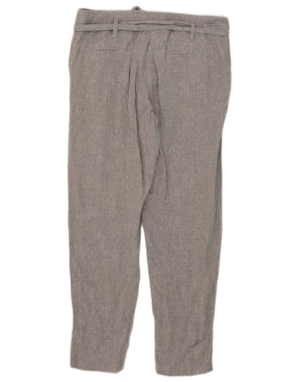 Marks & Spencer Damen Tapered Chinohose UK 12 Medium W34 L29 Grau