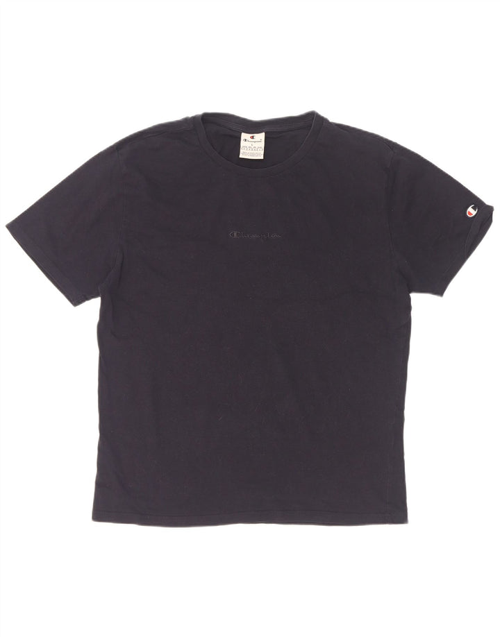 Champion Damen T-Shirt Top UK 16 Large Marineblau