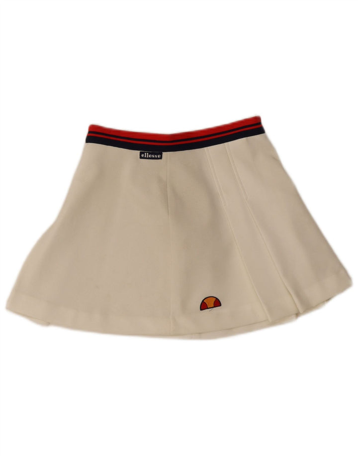 ELLESSE Damen Tennisrock IT 42 Mittelweiß Farbblock