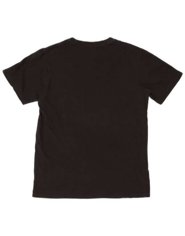 Reebok Herren Regular Graphic T-Shirt Top Small Schwarz Baumwolle