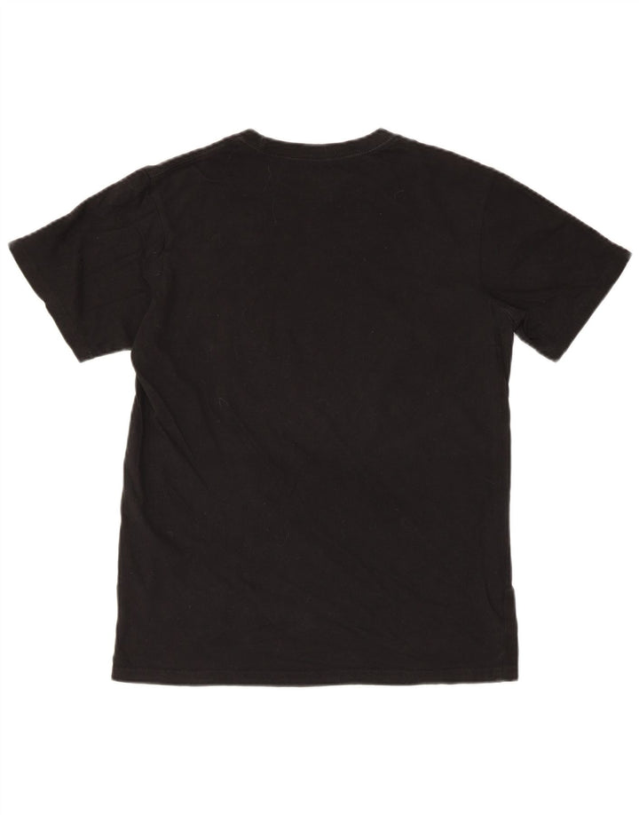Reebok Herren Regular Graphic T-Shirt Top Small Schwarz Baumwolle