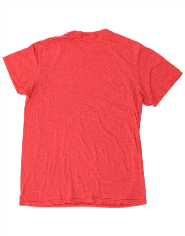 Quiksilver Herren-T-Shirt mit normaler Passform, mittelroter Baumwolle