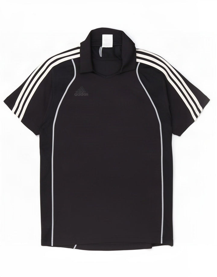 Adidas Herren Clima 365 Poloshirt, großes schwarzes Polyester
