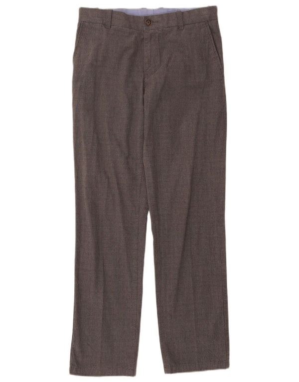 Tommy Hilfiger Herren gerade Chinohose W30 L30 graue Baumwolle