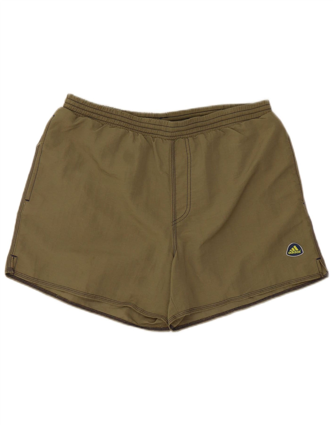 ADIDAS Mens Swimming Shorts Medium Khaki Polyamide