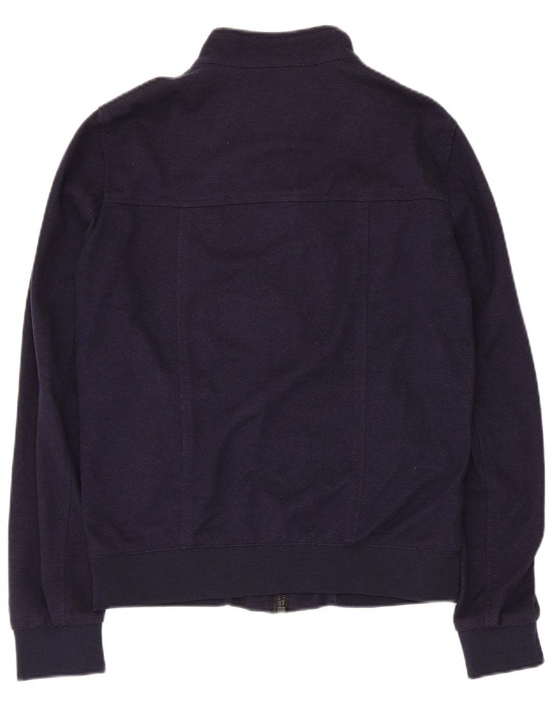 ZARA Herren Bomberjacke UK 38 Medium Marineblau Polyester
