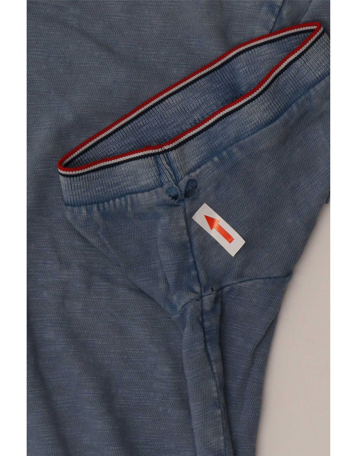 Tommy Hilfiger Herren T-Shirt Top Large Blau Baumwolle