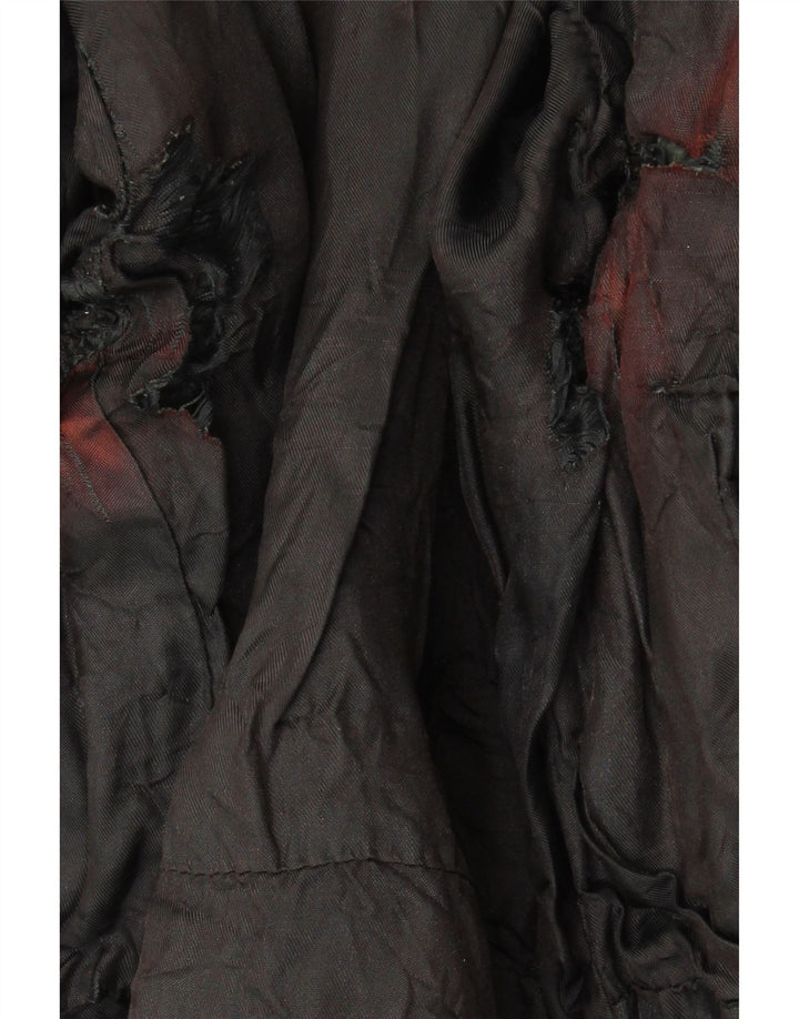 VINTAGE Womens Leather Jacket IT 42 Medium Black Leather Vintage Vintage and Second-Hand Vintage from Messina Hembry 