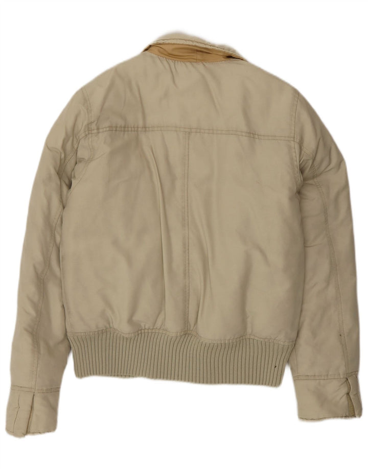 Woolrich Damen Wattierte Jacke UK 38 Medium Beige