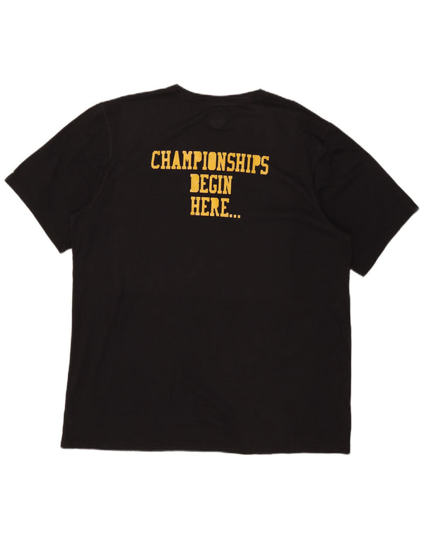 Russell Athletic Herren Tigers Grafik-T-Shirt-Oberteil XL Schwarz