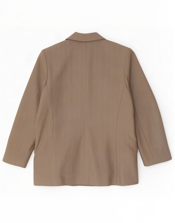 Debenhams Damen Blazer Jacke UK 14 Large Khaki Herringbone