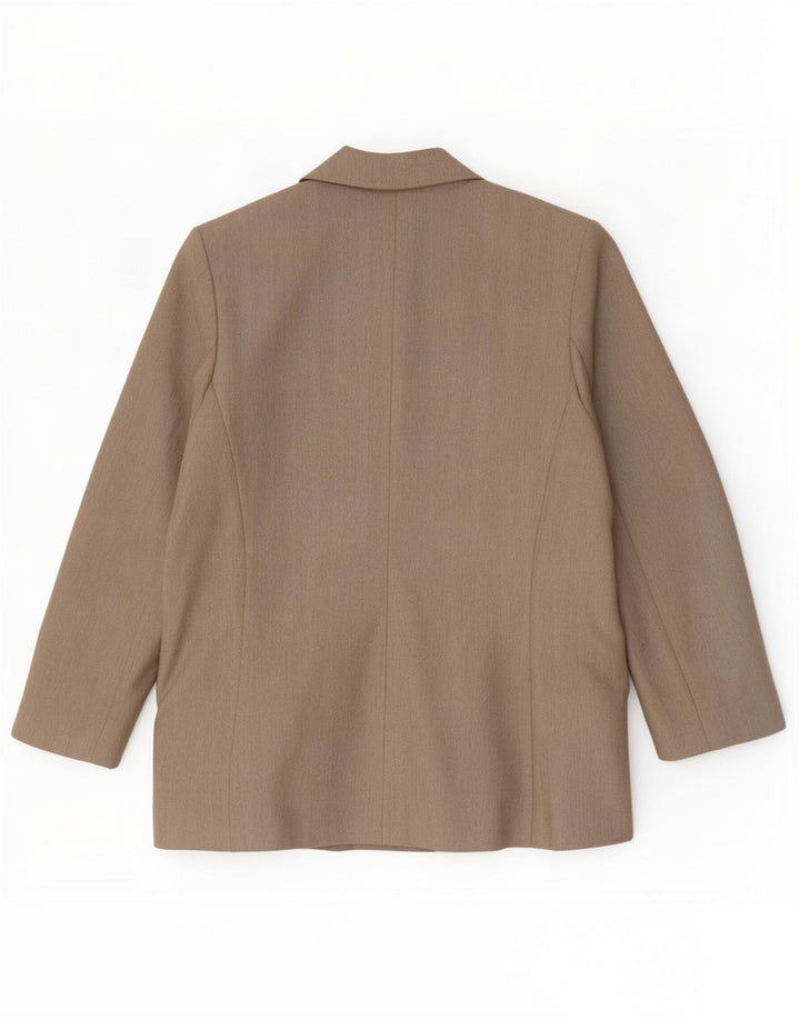 Debenhams Damen Blazer Jacke UK 14 Large Khaki Herringbone