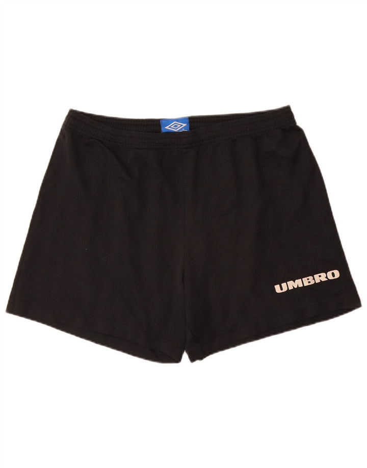 Umbro Herren Sportshorts mit Grafik, Größe L, Schwarz