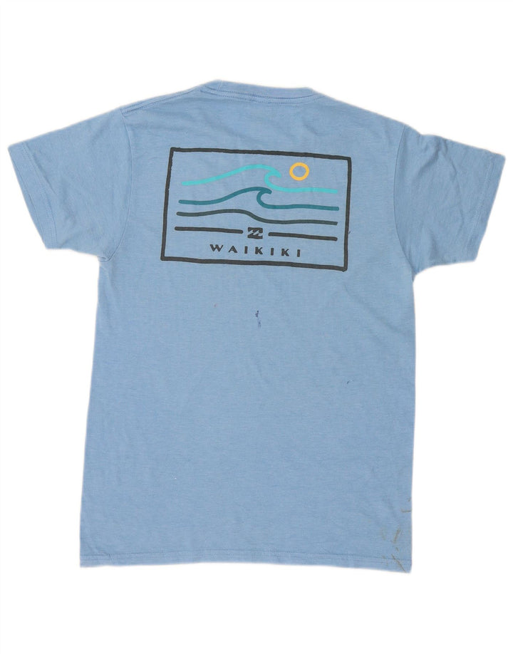 Billabong Herren-T-Shirt mit Grafik, Größe S, Blau, Baumwolle